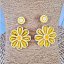 Pendientes Margaritas Amarillas